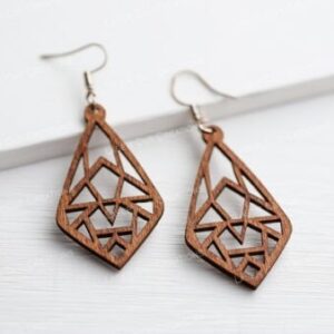 Boucle d'oreille géometrique