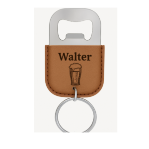 Décapsuleur personnalisé – Gravure incluse & étui en cuir PU