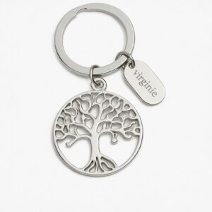 Porte-clés Arbre de Vie – Personnalisé avec gravure incluse