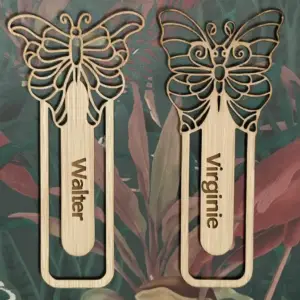 Marque page papillon